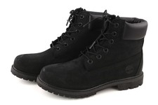 TIMBERLAND 8658A-A4235 Femmes ~EU39/39,5 Chaussures Montantes En Cuir Noires