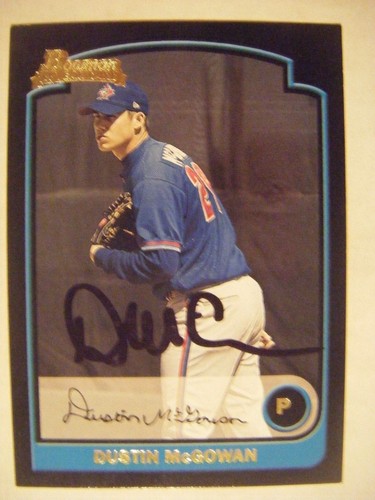 Dustin mcgowan signed - mcgowan,