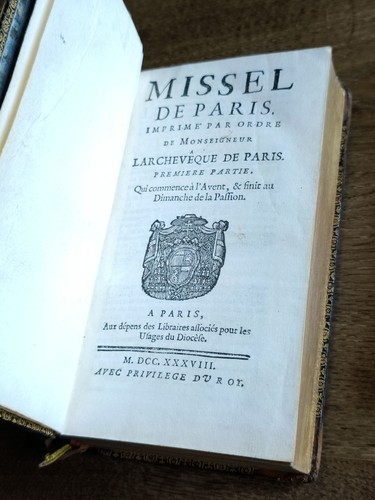 Missel paris 1738 - de,