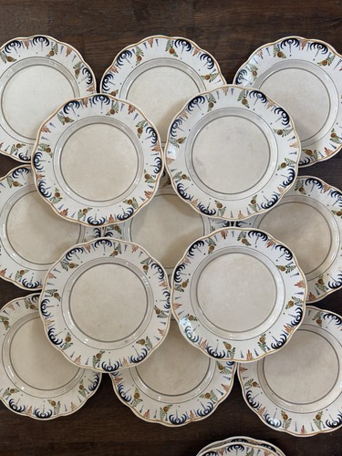 Assiettes faience de - assiettes, en