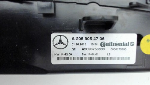 Commande chauffage mercedes - commande,