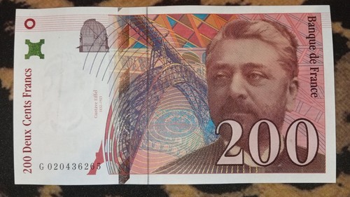 Billet 200 francs gustave - billet,