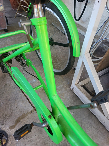 Green purple adult tricycle - green/purple,