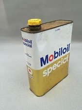 Ancien bidon d'huile Mobiloil