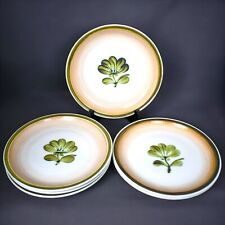 Lot 6 assiettes calottes Gien France modèle Kandy vaisselle vintage