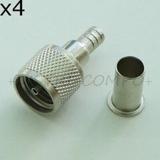 Fiche mini-UHF mâle RG58 à sertir 226600-1 TE Connectivity (lot de 4)