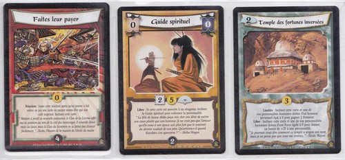 L5r lot cartes rares - l5r,