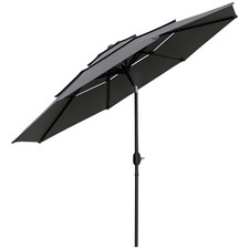 Outsunny Parasol de jardin