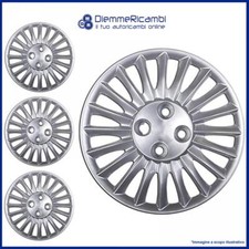 Série 4 Boulons - 4 Enjoliveurs 15 pour fiat Grande Punto 05- >