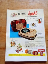 ZD122 publicité circa 1930 Teppaz Transit - dos Newsweek