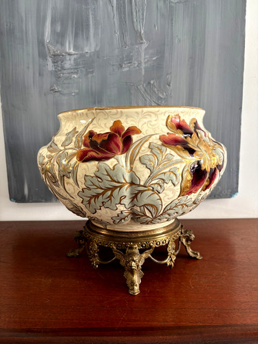 Superbe cache pot faïence - superbe,