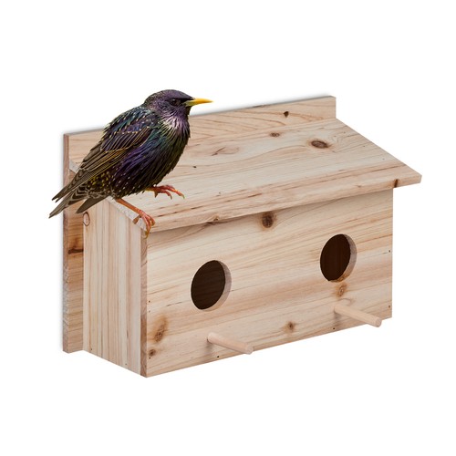 Nichoir oiseaux exterieur abri