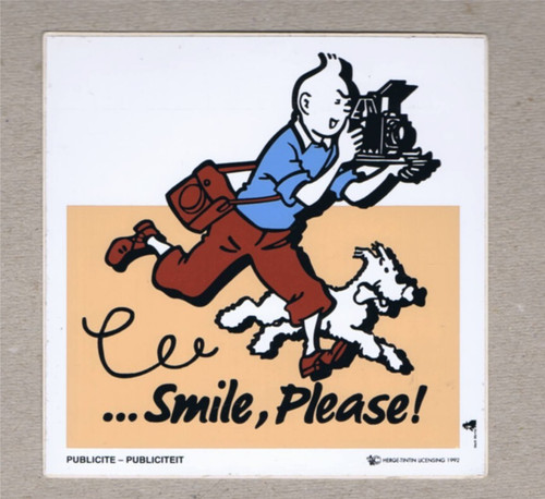 Tintin hergé autocollant - /,