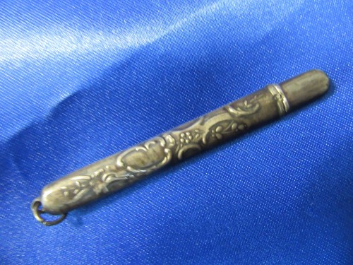 Ancien porte crayon argent - crayon,