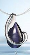 Bijoux collier "Perle goutte