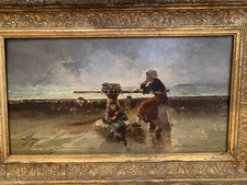 ANCIEN TABLEAU SIGNÉ LOUIS