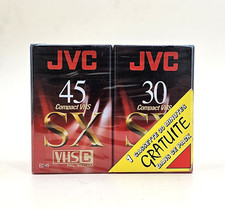 Lot 4 Cassette JVC VHS C SX45