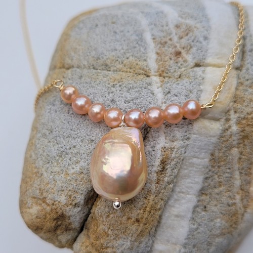 Collier grande perle de - collier,