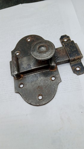 Ancien verrou fer forge - ancien,