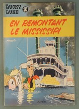 Lucky Luke 16 En remontant Mississipi Morris Dupuis 1964 Reed souple dos jaune