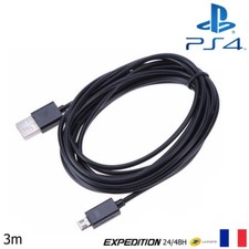 CABLE USB 3 mètres NOIR POUR