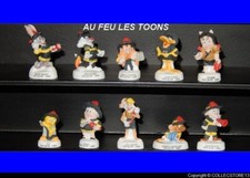 DVO4 SERIE COMPLETE DE FEVES LA WARNER AU FEU LES TOON'S-BUNNY-TITI-TAZ