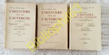 Manry & Sève & Chaulanges : L'Histoire vue de l'Auvergne / EO 1959 / 3 vols