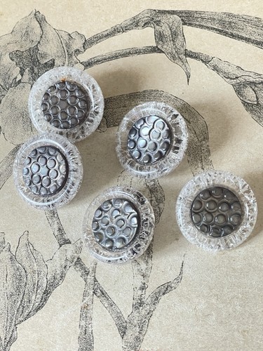 Lot boutons anciens en - 5,