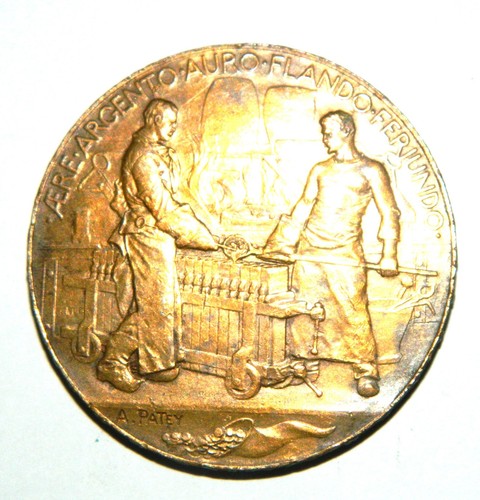 Superbe médaille bronze - médaille, en