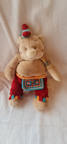 Doudou peluche ours pinto - peluche,