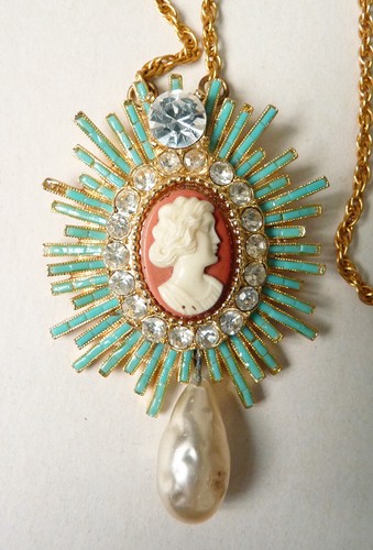 Ancien collier pendentif - ancien, +