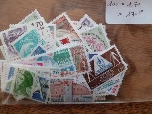 Lot 100 timbres france - de,