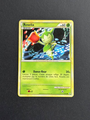 Carte pokémon roselia 61 - carte,