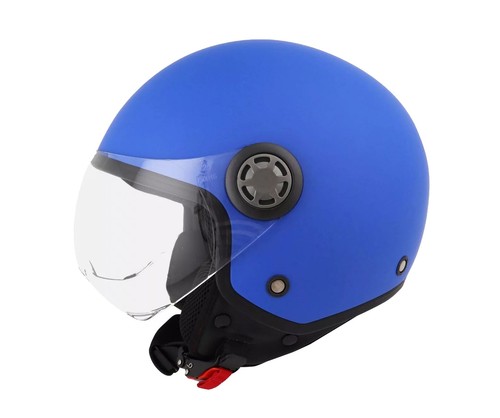 Casque jet avec - casque, visière
