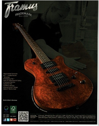 2012 framus panthera studio - panthera,