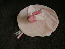 doudou plat oiseau rose Jacadi