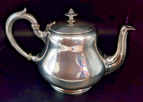 Christofle théière argent - théière,
