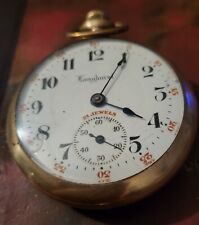MONTRE GOUSSET REGULATEUR  LOCOMOTIVE Marque  LANGHURST Swiss Très Rare