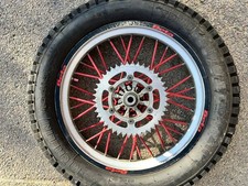 roue arriere jante arriere complete pneu disque couronne beta trial 352 cc