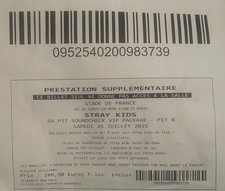 1 Billet Stray Kids concert