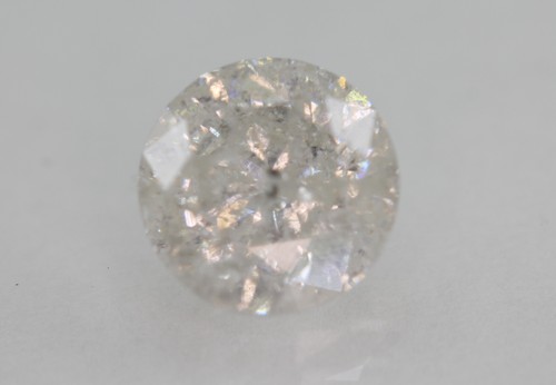 Diamant naturel taillé rond - diamant,