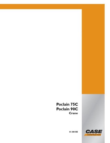 Case poclain 75c 90c - poclain, 75c,