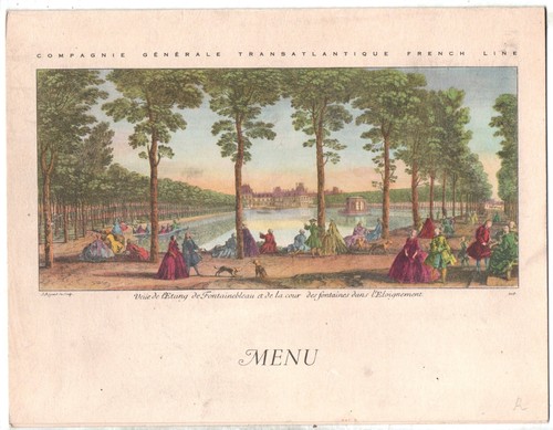 Menu paquebot liberte - menu,