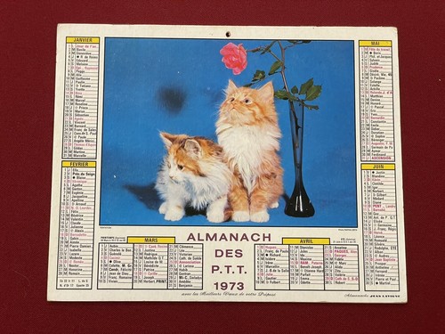 Calendrier ancien almanach des - ancien,