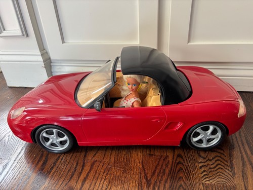 Vintage 1998 barbie porsche - barbie,