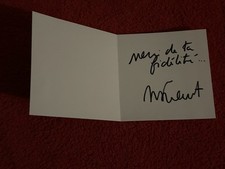 Carte Dédicacée Autograph