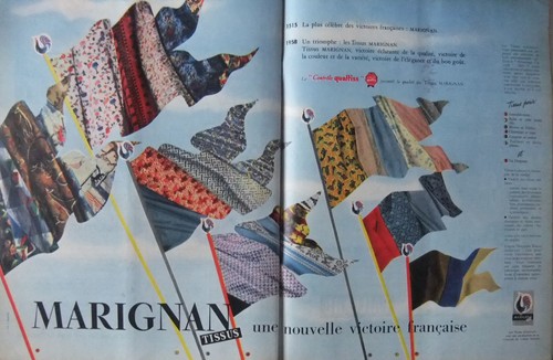Publicité 1958 marignan - publicitÉ,