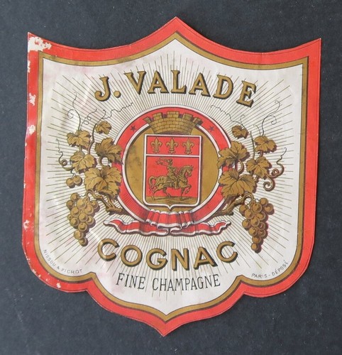 Ancienne étiquette cognac - ancienne,