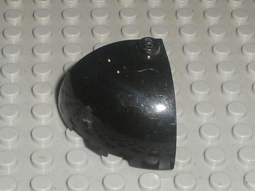 Lego black brick round - lego,