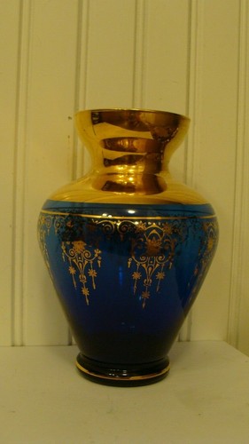 Vintage beautiful blue glass - vintage,